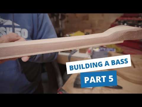 Building a Custom Bass Guitar | Part 5 | Carving the Neck