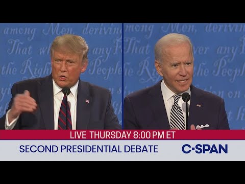 Second 2020 Presidential Debate between Donald Trump and Joe Biden