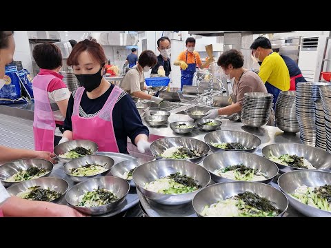 2시간만에 국수 2000인분?! 평균경력 10년 이상! 웬만한 국수맛집은 찜쪄먹는 K교회 국수달인들의 대량 국수 만들기/noodles/Korean food/street food