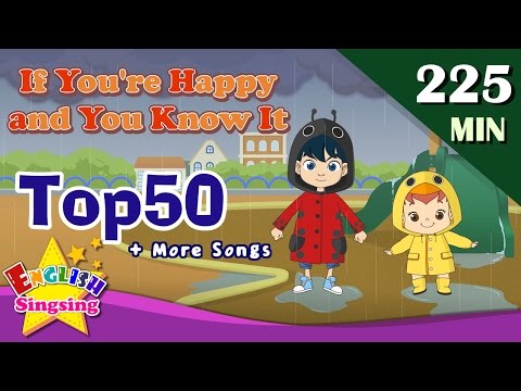 If You're Happy and you know it + More Songs | Top 50 Nursery Rhymes with lyrics | kids video