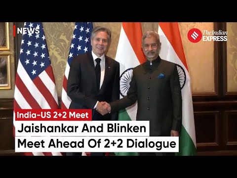 India US 2+2 Meet: S Jaishankar &amp; Antony Blinken Discuss Situation In West Asia, Indo-Pacific