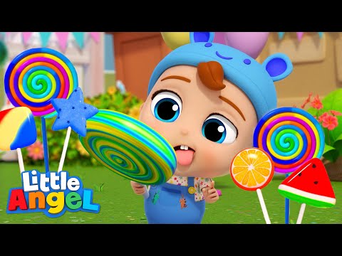 Lollipop Song + More Little Angel Kids Songs &amp; Nursery Rhymes