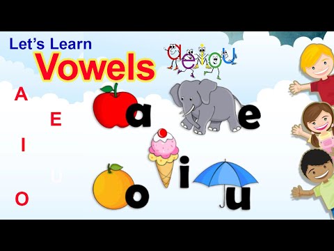 Learning Vowels | A E I O U | Vowel Sounds