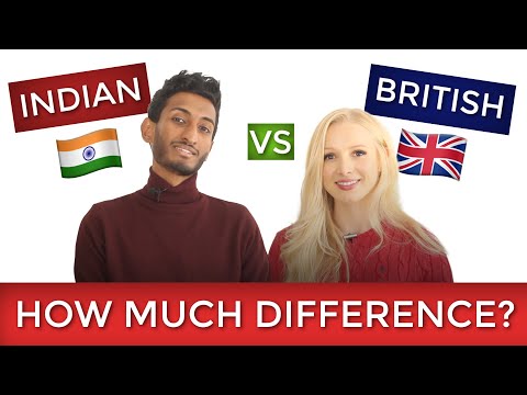 🇬🇧 BRITISH ENGLISH vs INDIAN ENGLISH 🇮🇳 How much difference?