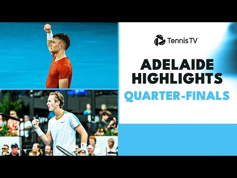 Paul Battles Draper; Jarry, Korda, Musetti &amp; More Feature | Adelaide 2024 Quarter-Final Highlights