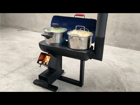 Homemade smart rocket stove