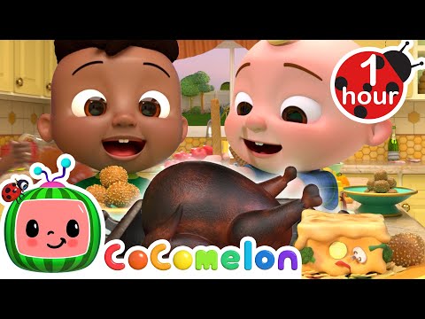 Thanksgiving Dinner Song with JJ and Cody | CoComelon Nursery Rhymes &amp; Kids Songs