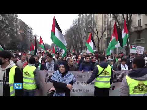 Corteo a Milano &quot;Contro la 'normalit&agrave; del genocidio palestinese!&quot; [DIRETTA]