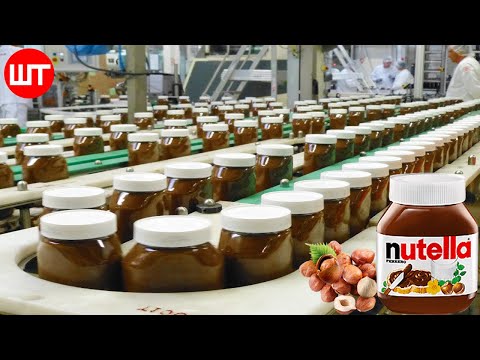 How Nutella Is Made In Factory | How it's Made Nutella - Food Factory