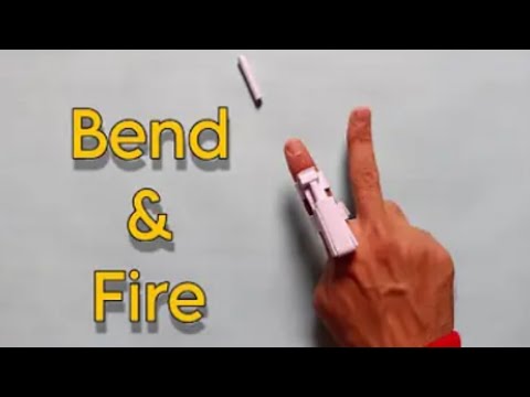 How To Make Paper Finger GUN || NO Rubber Band || Easy &amp; New Paper Finger GUN