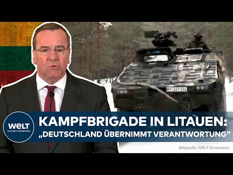 NATO-OSTFLANKE - PISTORIUS in Litauen: Stationierung von 5.000 deutschen Soldaten geplant