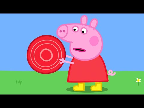 Peppa Pig's Frisbee Flying Disc Mayhem 🐷 🛸 Playtime With Peppa