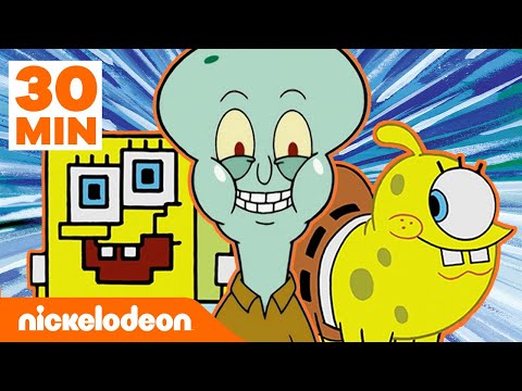 SpongeBob Schwammkopf | 30 Minuten zu SpongeBobs besten Verwandlungen! | Nickelodeon Deutschland