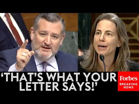 BREAKING NEWS: Ted Cruz Ruthlessly Confronts Nominee Over Controversial Letter&mdash;Reads It To Her Face