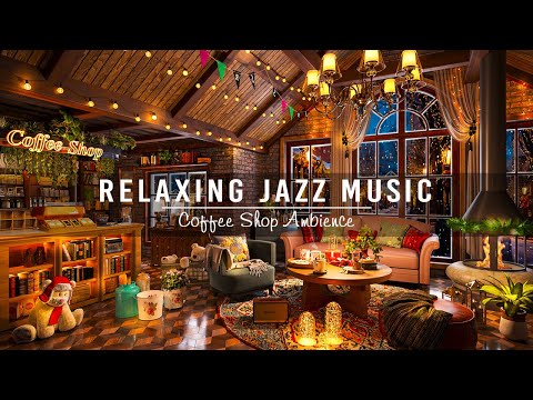 Relaxing Jazz Music in Cozy Coffee Shop Ambience☕Smooth Piano Jazz Instrumental Music for Work,Study