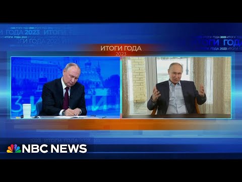 WATCH: Putin quizzed about AI and body doubles by his apparent double