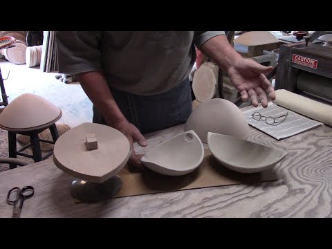 How to make a deep slab bowl using a hump mold...step by step.