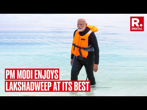 Watch: PM Modi Enjoying Beaches In Lakshadweep, Snorkelling Will Leave You Stunned