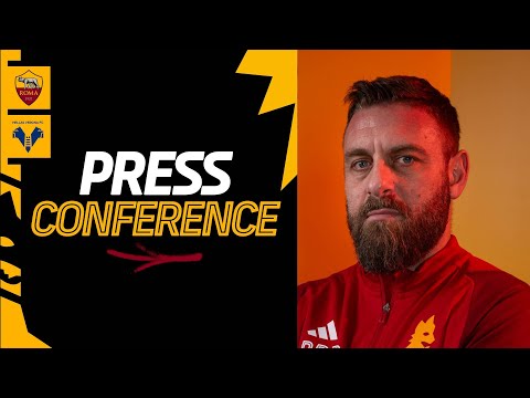 🟨 LIVE 🟥 La prima conferenza stampa di Daniele De Rossi da allenatore della Roma