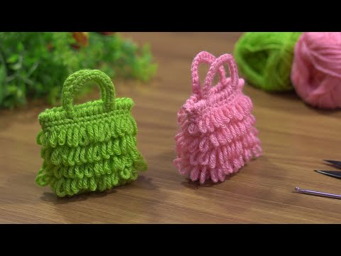 ✨Amazing✨ crochet mini purse/Tunisian knitting/Amazing tığ işi mini &ccedil;anta/Tunus &ouml;rg&uuml;s&uuml;