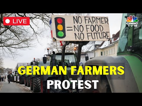 LIVE: German Farmers Protest Against Economic and Agricultural Policy In Munich | Germany News|IN18L