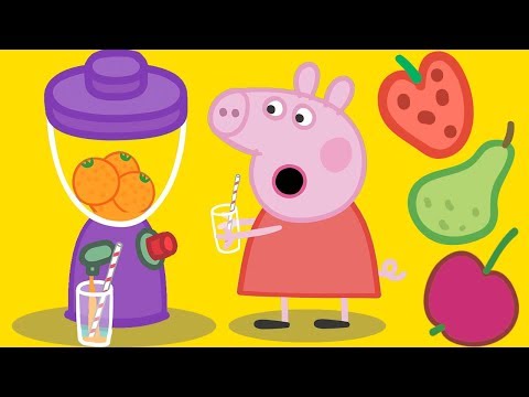 Learn Colors &amp; Fruits Names for Children with Peppa Pig - Learning with Peppa Pig