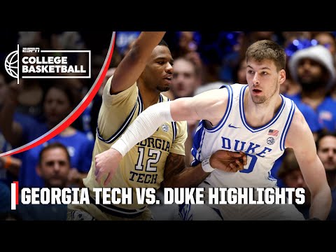 Georgia Tech Yellow Jackets vs. Duke Blue Devils | Full Game Highlights