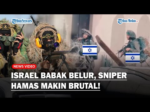 SNIPER HAMAS MAKIN BRUTAL, Pasukan Zionis Dibabat Habis dengan Peluru Mematikan Hingga Israel Keok!