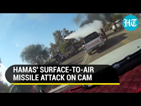 Hamas Militant Fires Surface-To-Air Missile At Israeli Helicopter | Watch What Happened Next