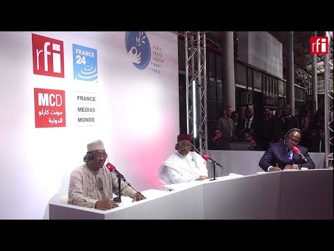 Idriss D&eacute;by, Mahamadou Issoufou et F&eacute;lix Tshisekedi dans une &eacute;mission sp&eacute;ciale du D&eacute;bat africain