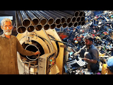 Amazing Recycling Process of Plastic Scrap | Plastic Manufacturing Process to PVC Pipe