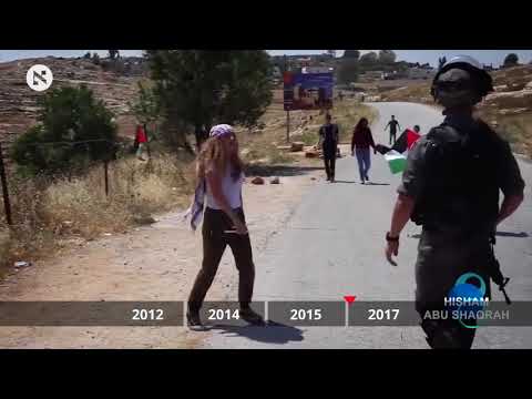 The Tamimi family confronting Israeli soldiers over the years