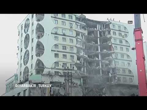 Buildings collapse after Turkey earthquake