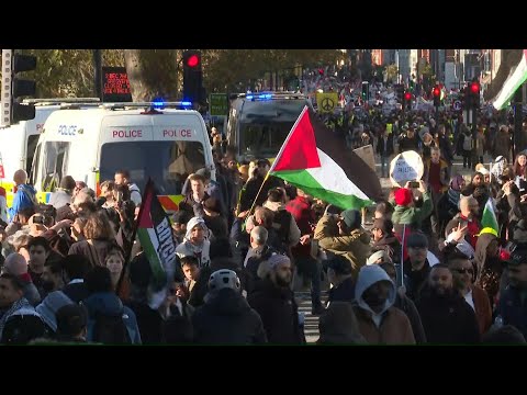 UK police out in force for tense pro-Palestinian march | AFP