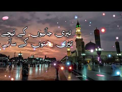 Teri jaliyon ke Nichay Teri Rahmaton Kay | ads free | naat | Syed Fasih ud Din