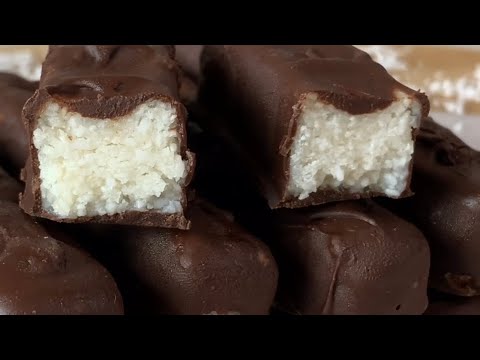 Take some Coconut and Make these Healthy Bounty Bars | No Condensed milk. No Sugar❗️