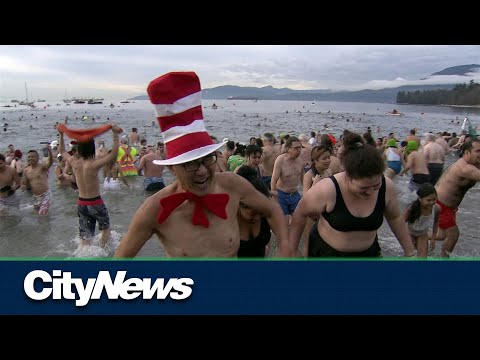 Thousands take part in Vancouver's annual Polar Bear Swim