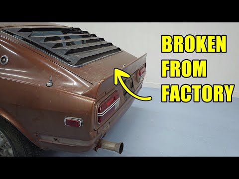 Fixing the Wobbling Tailgate on my Datsun 240Z