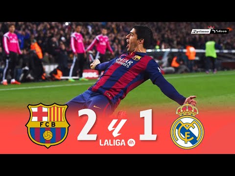 Barcelona 2 x 1 Real Madrid (Messi x C. Ronaldo) ● La Liga 14/15 Extended Goals &amp; Highlights HD