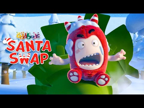 Best Oddbods Christmas Movie | BRAND NEW! | Santa Swap 🎅🎄| Funny Comedy Cartoon Episodes for Kids