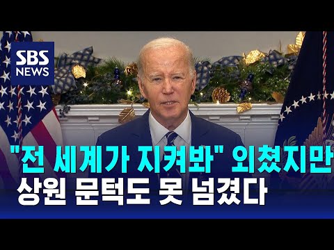 &quot;전 세계가 지켜봐&quot; 외쳤지만&hellip;상원 문턱도 못 넘겼다 / SBS