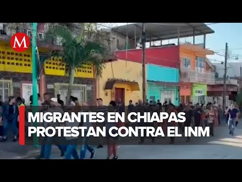 Cerca de 3 mil migrantes marchan en Tapachula, Chiapas