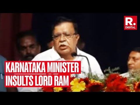 Karnataka Minister Insults Lord Ram, 'Dolls Kept In Tent At Ram Janmbhoomi' | Biggest Story Tonight