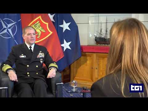 The safety of the seas. Annapaola Ricci's interview with Admiral Stuart MUNSCH.  TG1 Copyright Rai.