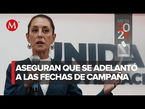 PAN presenta 10 denuncias ante el INE contra Claudia Sheinbaum