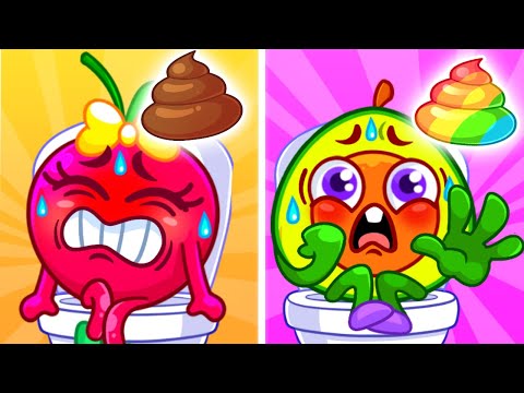 The Poo Poo Song! 🚽💩 Healthy Habits for Kids!🌈 Let's Sing-Along with Pit and Penny