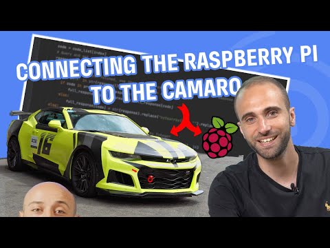 Connecting the Raspberry Pi to the Camaro.