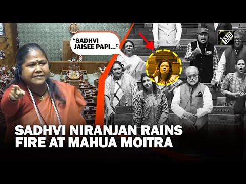 &ldquo;Sadhvi jaisee papi&hellip;&rdquo; Sadhvi Niranjan fires salvos at Mahua Moitra for &lsquo;Tamasha&rsquo; over MGNREGA fund