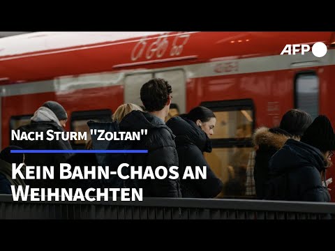 Kein Bahn-Chaos an Weihnachten nach Sturmtief &quot;Zoltan&quot; | AFP