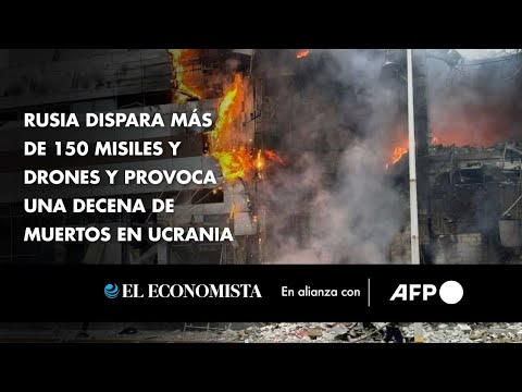 Rusia dispara m&aacute;s de 150 misiles y drones y provoca una decena de muertos en Ucrania